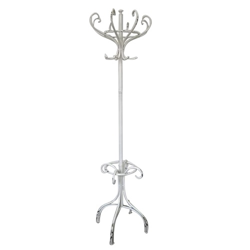 Metal Coat & Hat Stand Rack Black Or White - Cam and Deb's Store