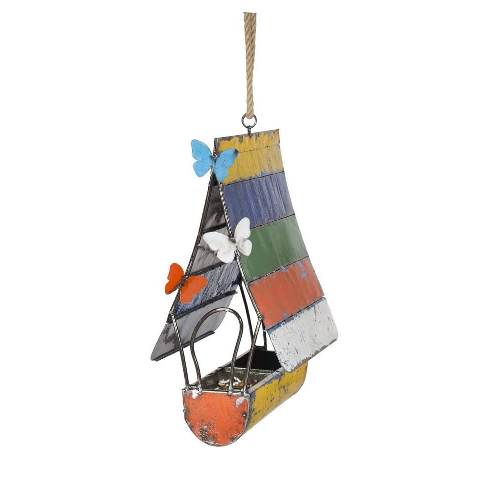 Eeieeio Hanging Metal Bird Feeder 52 cm